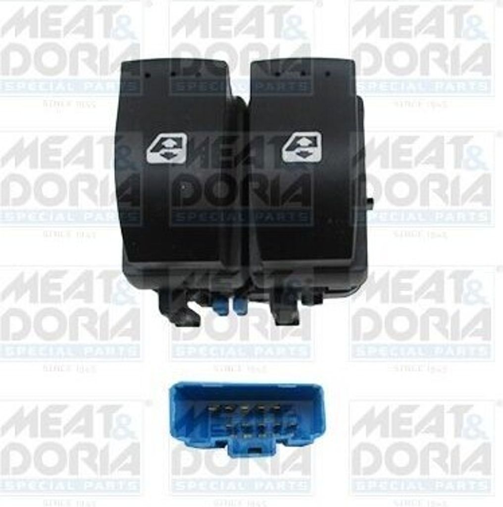 MEAT & DORIA 26102 Fensterheberschalter für RENAULT SCÉNIC II (JM0/1) Vorne Links Fensterheber Schalter