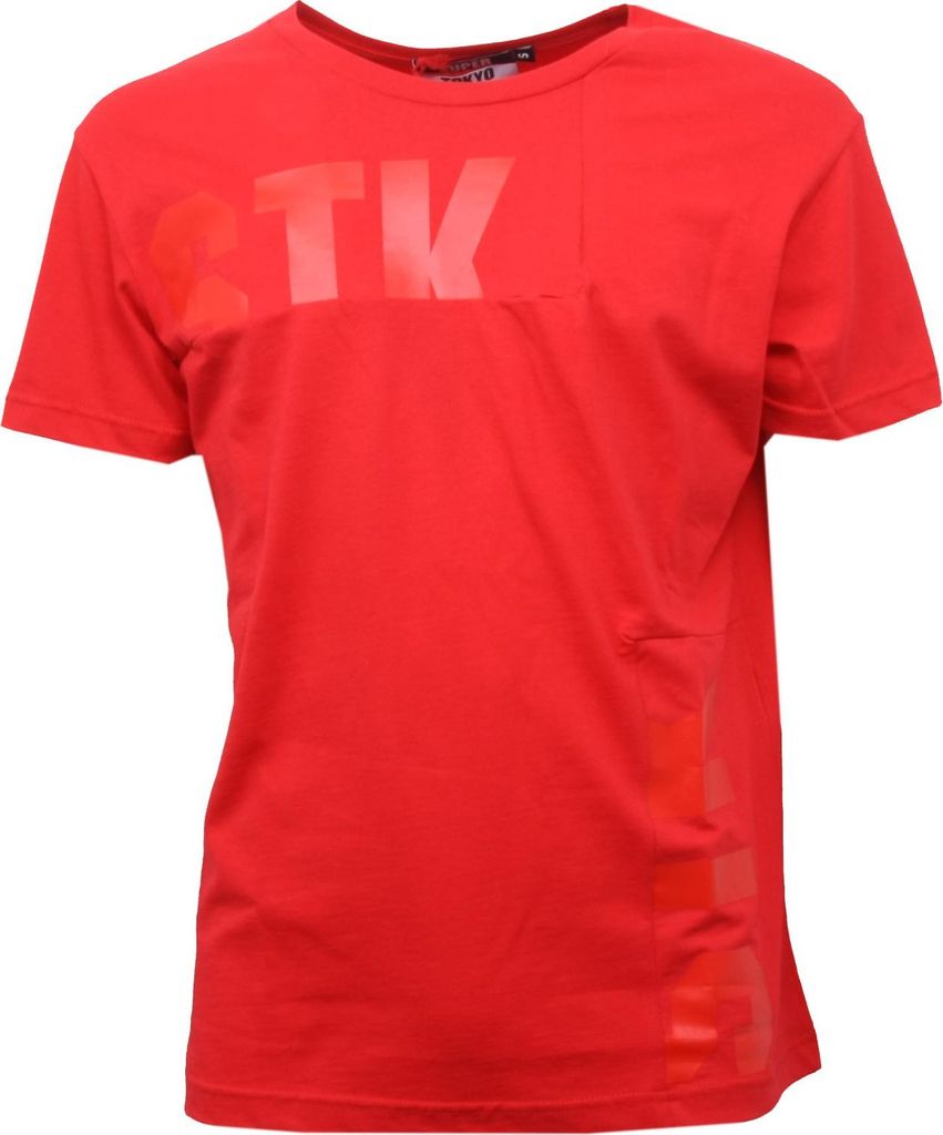 B4202 Herren STK SUPERTOKYO rot t-shirt Herren