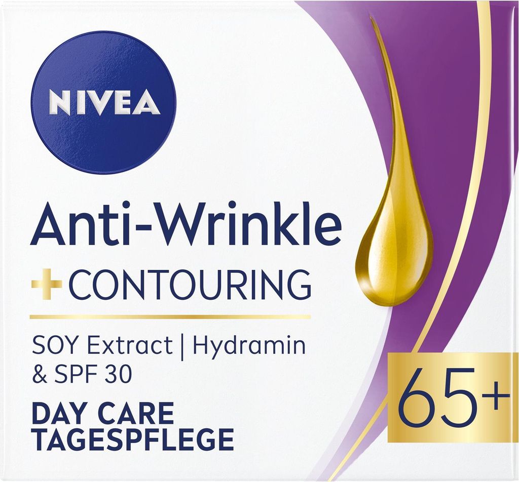 NIVEA Anti-Falten + Konturierende Tagescreme 65+ SPF 30 - Produktbild 