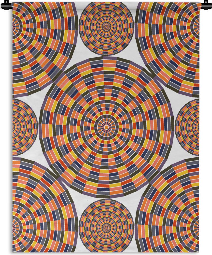 MuchoWow Wandteppich Wandbehang Mandala - Mexiko - Muster 90x120 cm Tapisserie Dekoration Wandtuch - Wanddeko