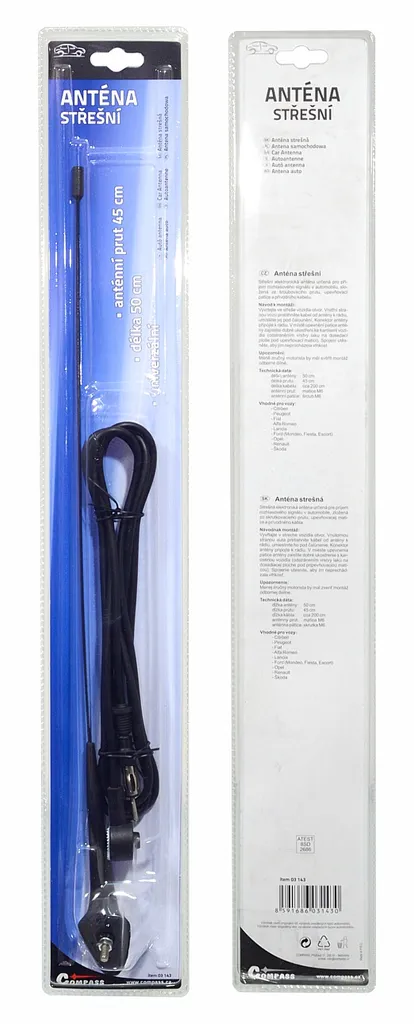 Antenne de toit flexible 50cm - Grande portée et installation rapide - 2