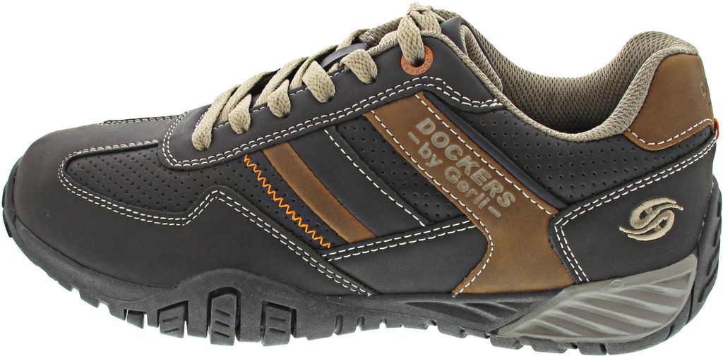 Dockers Chaussures basses à lacets confortables en marron, Image du produit 