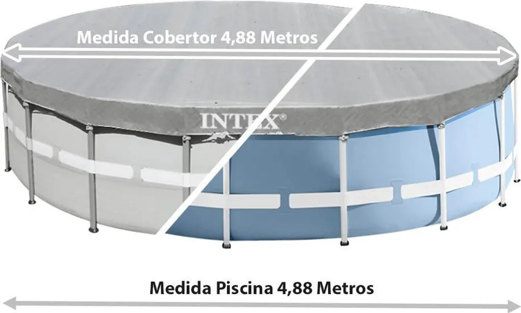 Offerta Telo Deluxe Intex 28041 per Piscine Round Frame 549cm - 20