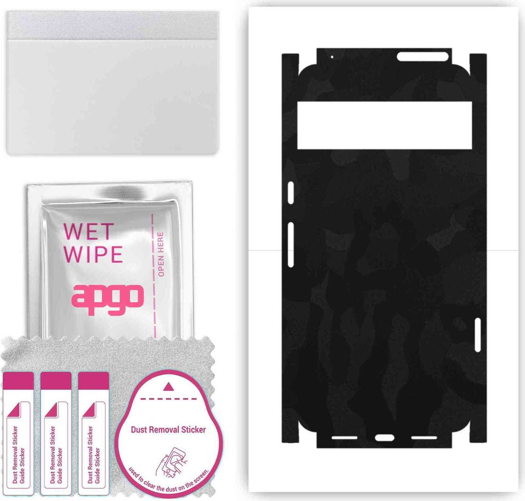 apgo Rückseite + Seiten Schutzfolie, Skin, kompatibel mit Google Pixel 8 Pro, Hinten Displayschutzfolie aus Vinylfolie, kratzfest, einfache Montag...