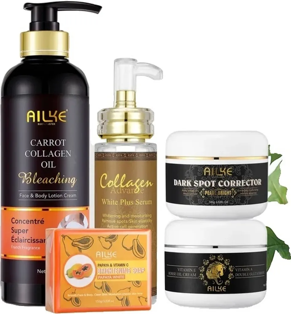 Kit de soins au collagène 5-en-1 pour restaurer l'élasticité de la peau