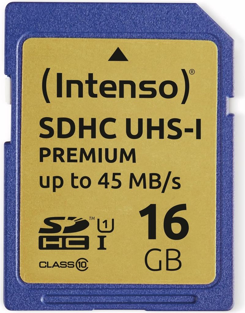 Intenso Carte mémoire SDHC Premium 16 Go Image du produit 