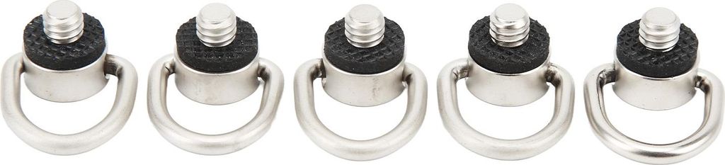 5PCS UNC 1/4 20 Kamera Sling Schraube C-förmigen Edelstahl Verbindungsadapter für Schultergurte