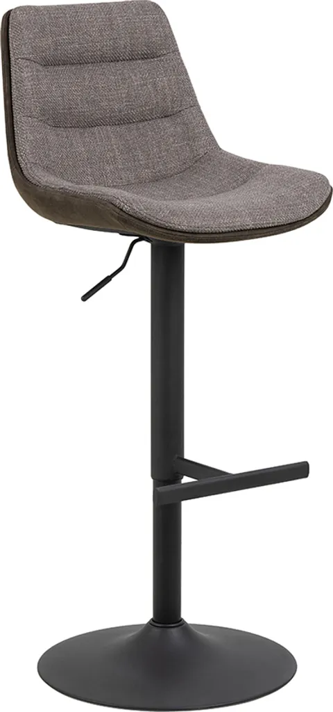 Tabouret de Bar Smuk Elijah Gris-Brun : Élégance et Confort Moderne