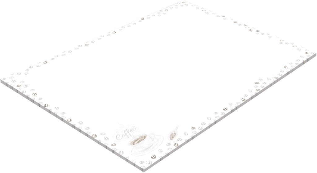 RNK Verlag Papier-Schreibunterlage "Coffee" blanko 600 x 420 mm 30 Blatt