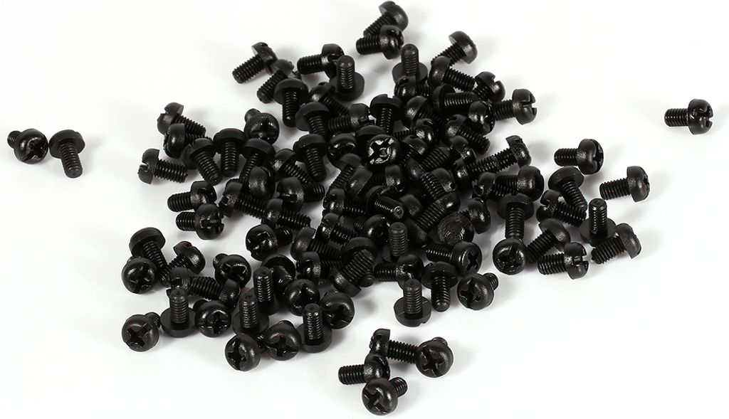100pcs M2 M3 M4 Kunststoff Nylon Sechskant männlich weiblich Abstandshalter rund Kopf Schraube Mutter
