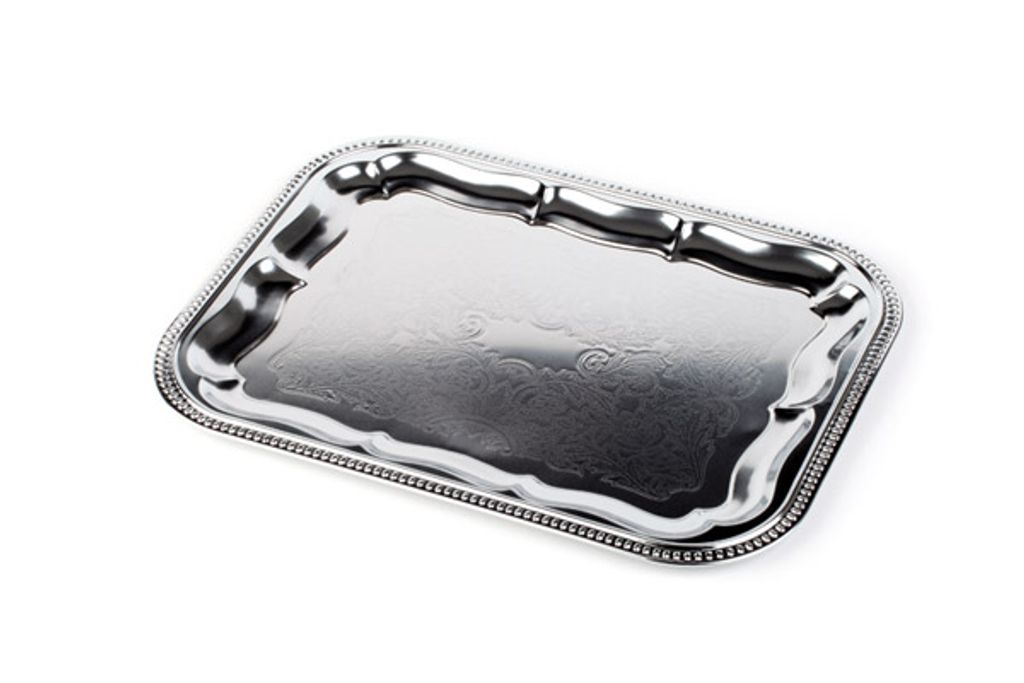 APS Servierplatte silber 31,0 x 41,5 cm Produktbild 
