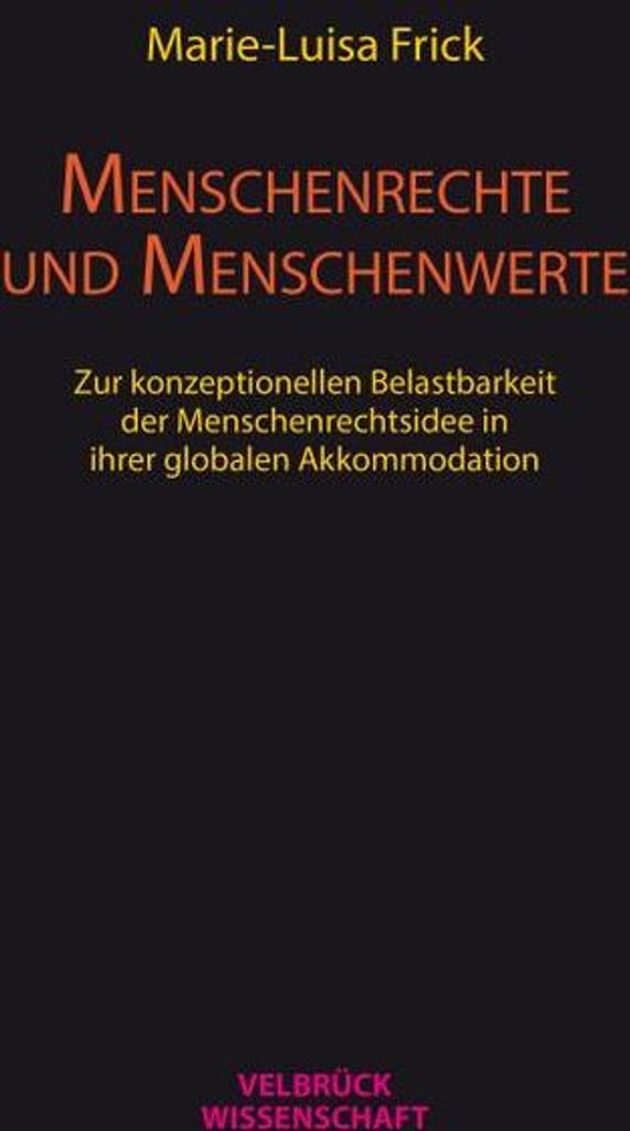 Menschenrechte und Menschenwerte