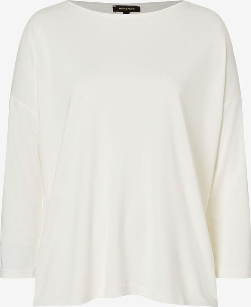 MORE & MORE Boxy Shirt 3/4 Sleeve off white 40