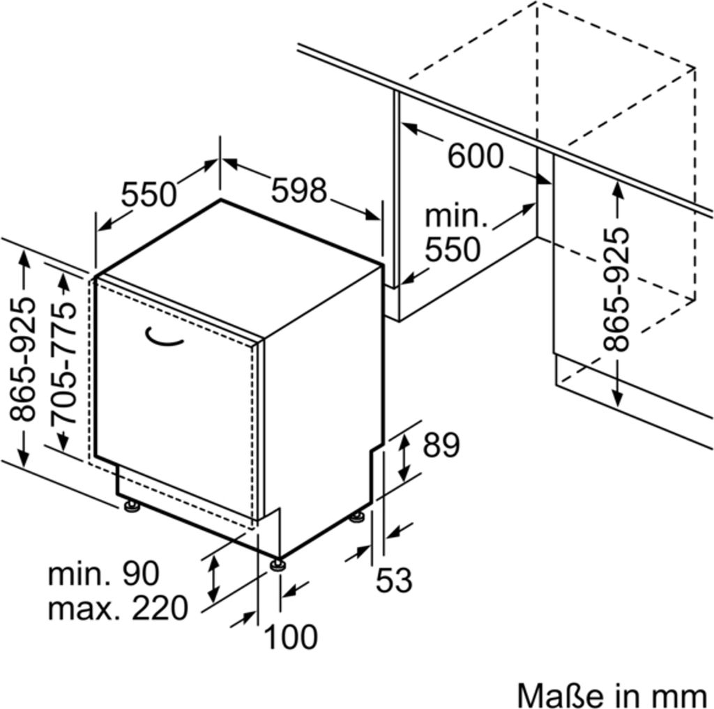 Siemens SX65ZX49CE Großraum-Geschirrspüler iQ500, 60 cm Produktbild 4