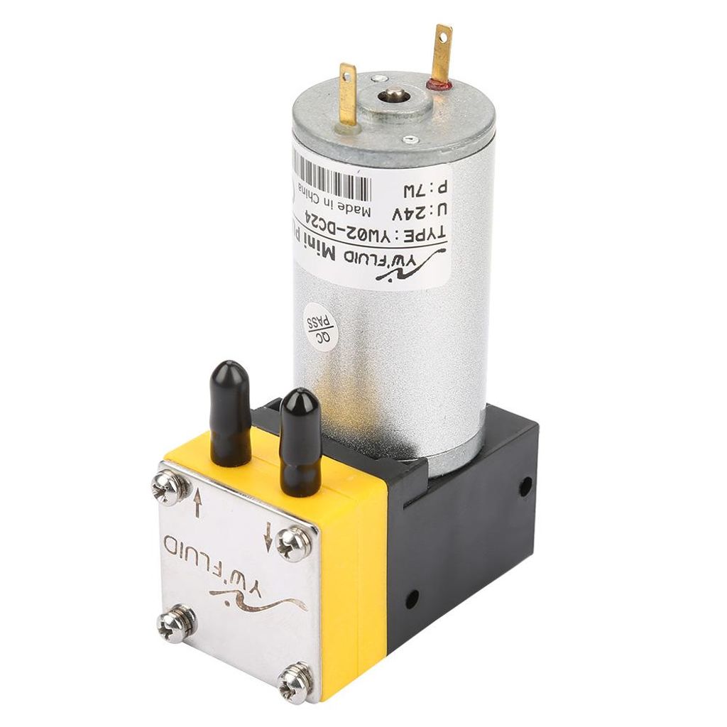 24 V 0.4-1 l/min Miniatur-Membranpumpe Vakuumpumpe für Luft/Flüssigkeit