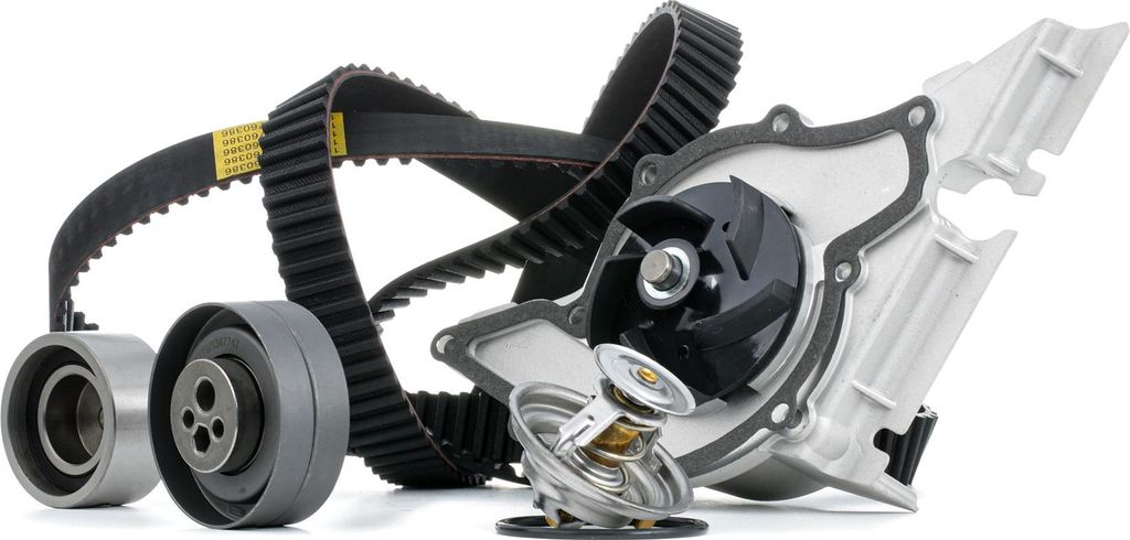 RIDEX 3096W0250 Zahnriemensatz + Wasserpumpe für AUDI 80 Limousine (8C2, B4) Cabriolet (8G7, B4) A8 (4D2, 4D8) 80 Avant (8C5, B4) 100 Limousine