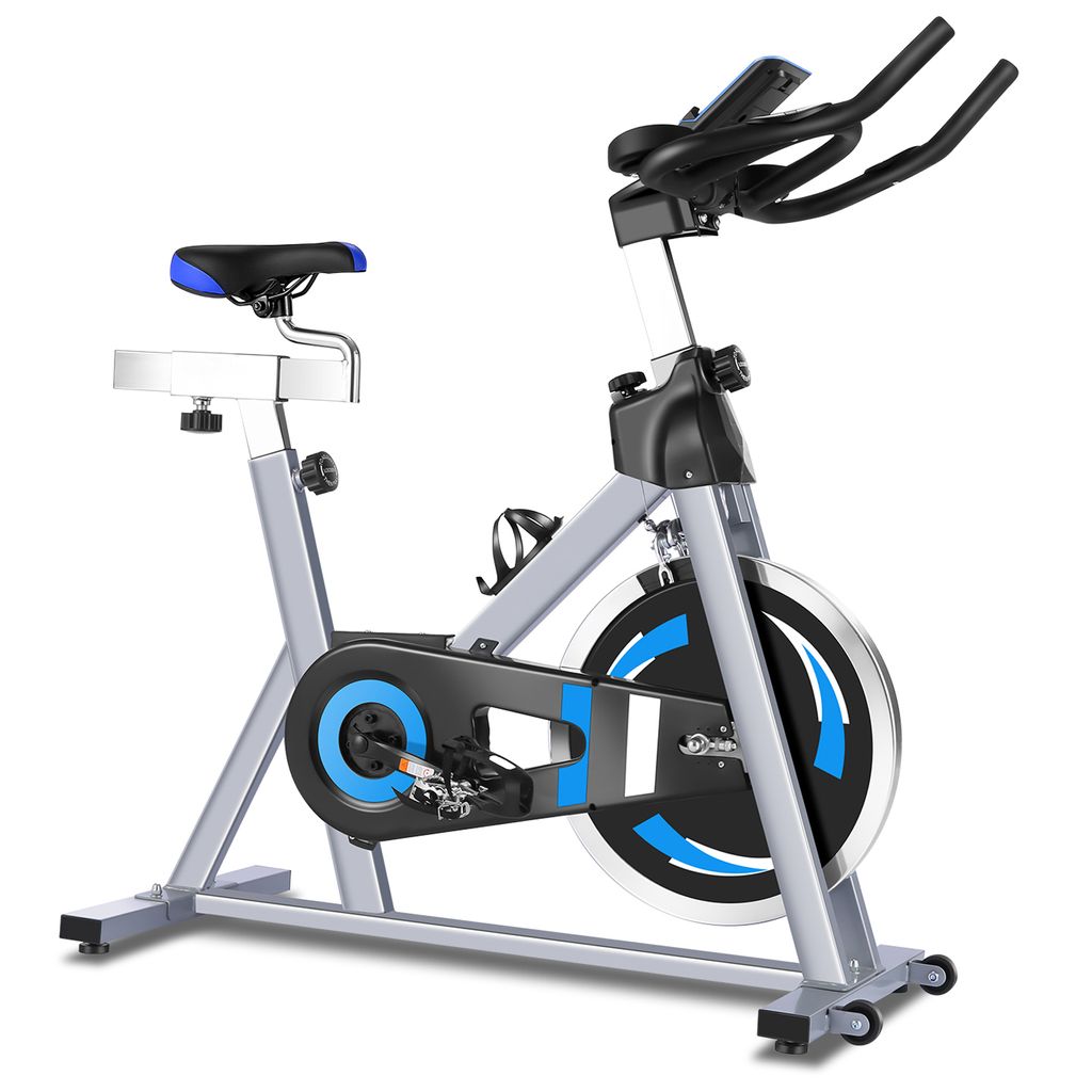 Heimtrainer Fahrrad LCD Ergometer Speedbike Indoor Fitness Cycling 200kg 