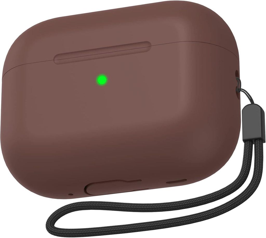 Airpods Pro 2 2022 Case Anhänger Braun Matt Langlebig Schutz