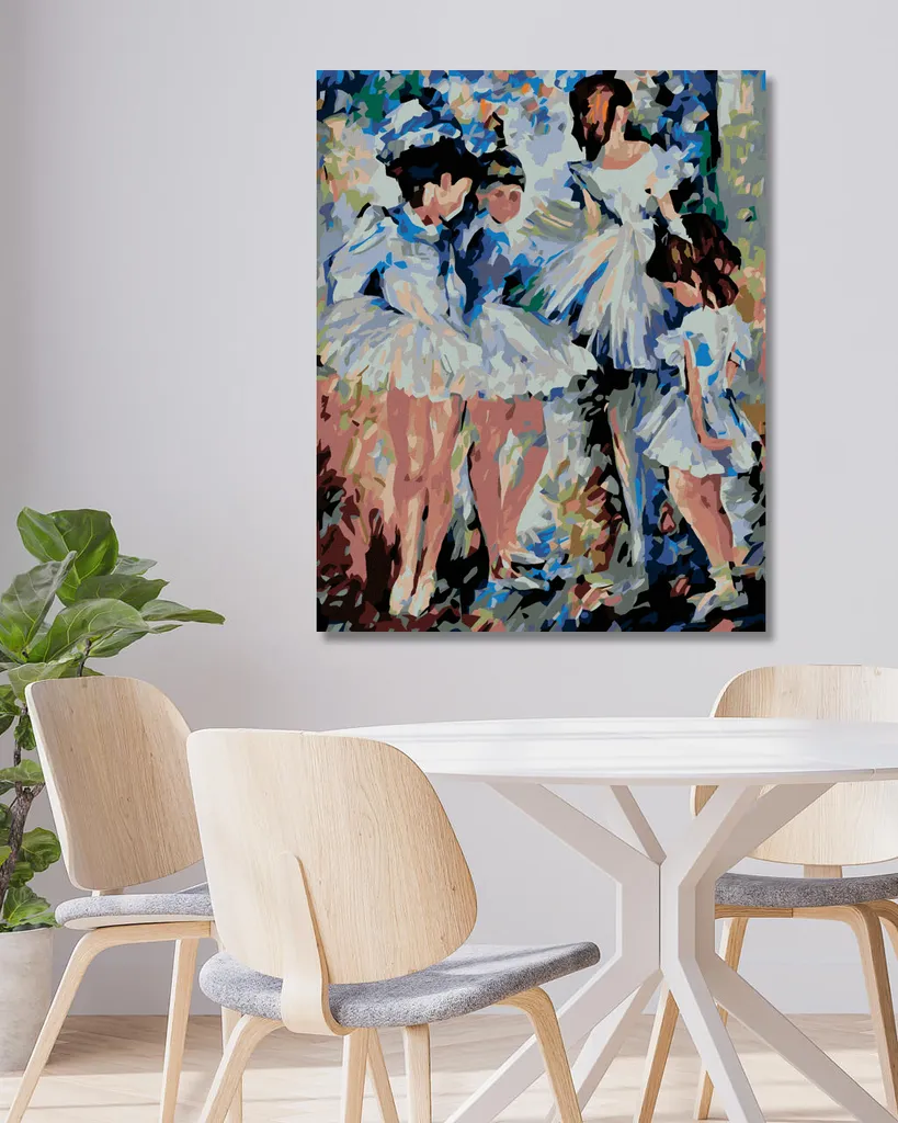 Zuty Pittura con Diamanti Ballerine - Arte Terapia 40x50 con Telaio - 2