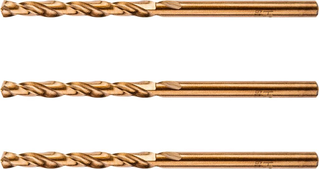 GRAPHITE Die Metallbohrer mit einem Durchmesser 2.2 mm HSS-Co DIN 338 3 Stück