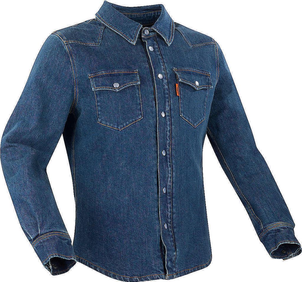 Segura Terence Motorrad Hemd, blau, 3XL