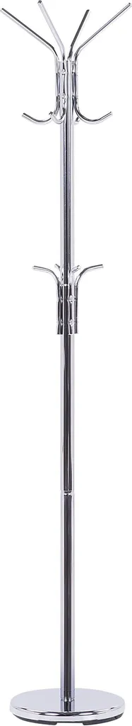 Fini le Désordre : Portemanteau Argent Inox 12 Crochets Stable et Sans Perçage