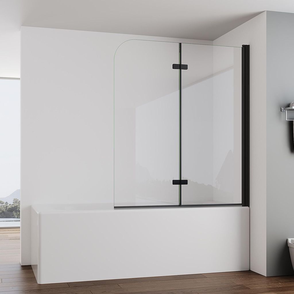 IMPTS Duschwand für Badewanne 110x140cm Faltbar Produktbild 