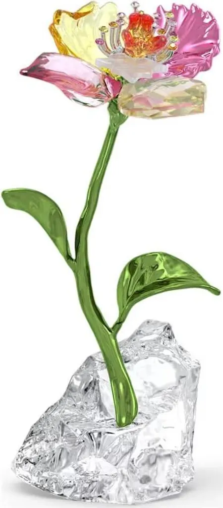Idée Cadeau Luxe Swarovski Idyllia Blume Fleur en Cristal Jaune 5639883