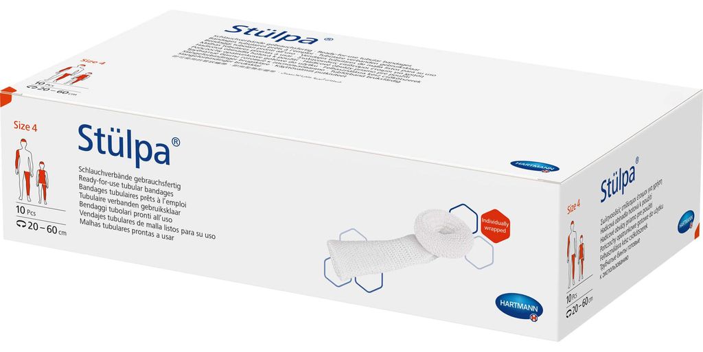 STUELPA: Venda preformada para heridas, tamaño 4, celulosa, Imagen del producto 