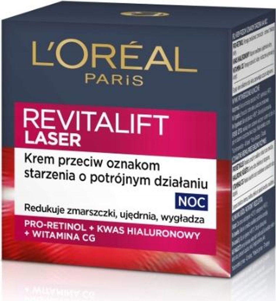 L'Oreal Paris Revitalift Laser Krem anti-aging o potrójnym Zdjęcie produktu 