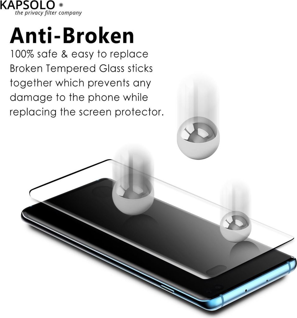 KAPSOLO Displayschutzglas, vollflächiges Displayschutz mit abgerundete Kanten, Temperglas, 3D schutzglas für Huawei P40 P40 Pro, Huawei, P40 P40 Pro