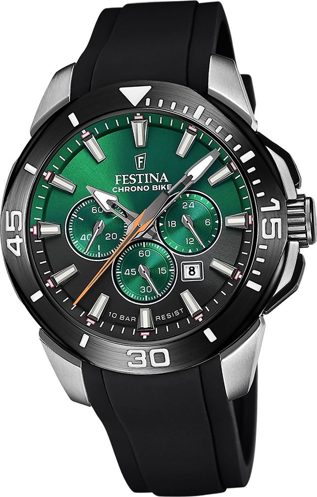 Festina Silikon Herren Uhr Armbanduhr schwarz Sport D2UF20642/C