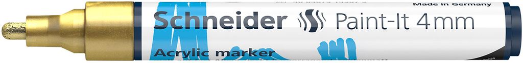 Schneider Acrylmarker Paint-It 320 4mm gold Produktbild 
