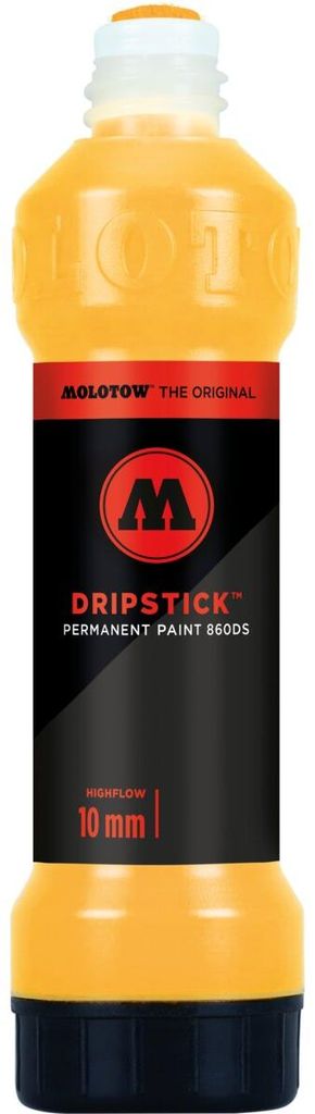 Dripstick Permanent Paint 860DS 70ml, melonengelb, Squeeze Bottle Packung mit 6 Stück