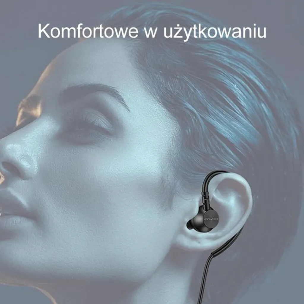 Cuffie stereo Awei L3 con jack da 3,5 mm nero/nero - 14