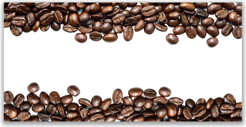 Glasbilder 140x70 Wandbild Druck auf Glas Kaffeebohnen Küche