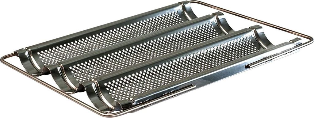 Lares Baguette-Backblech aus Edelstahl mit ausziehbaren Immagine del prodotto 