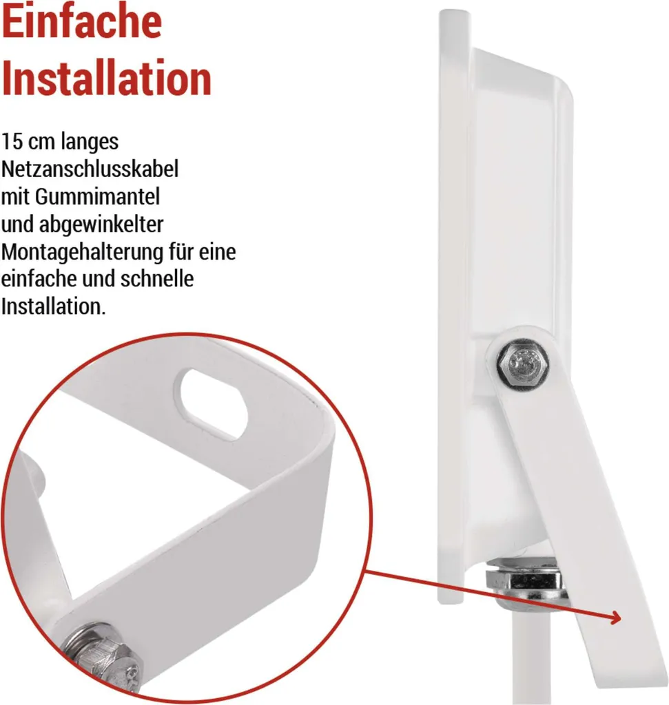 Faretto LED EMOS SIMPO 10,5W, 900 Lm, 4000K Bianco Neutro, IP65, Impermeabile, Per Esterni/garage, Nero, Durata 20.000h
