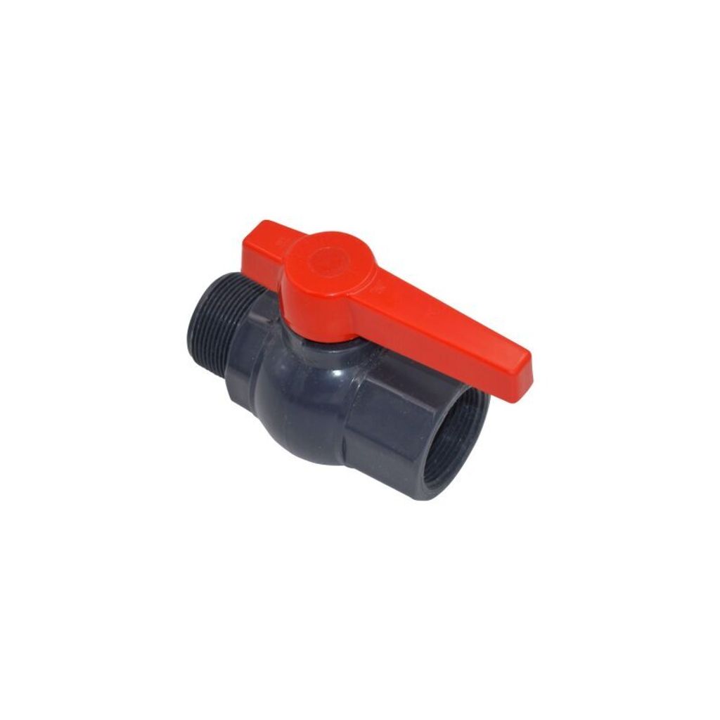 PVC Kugelhahn 1,5" – Absperrhahn für Pool & Filteranlage Produktbild 