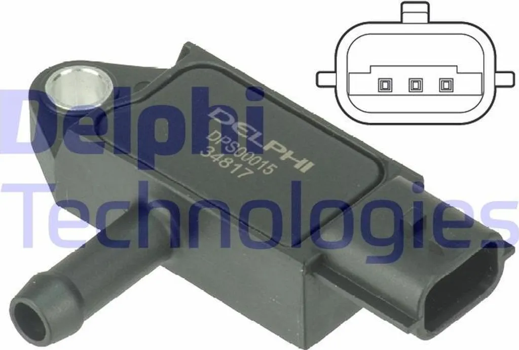 Capteur FAP pour Renault Trafic, Megane et Nissan Qashqai - Delphi DPS