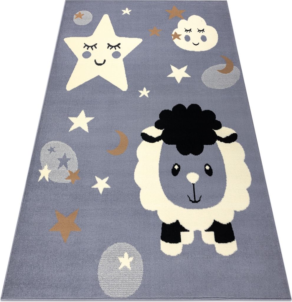Teppich BCF FLASH Sheep 4000 - Schaf grau Grau 120x160 cm