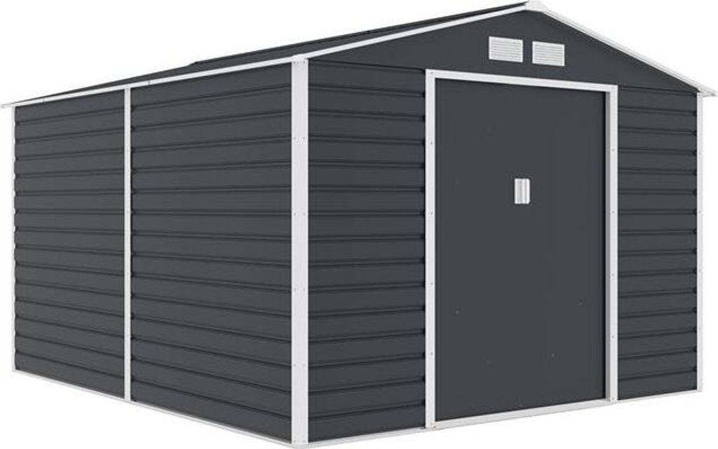 Domek ogrodowy G21 GAH 884 - 277 x 319 cm, antracytowy Zdjęcie produktu 