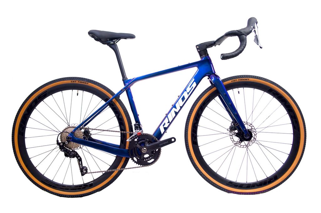 RINOS Carbon Gravel Bike Sandman7.0 Shimano GRX820 Blau XS (50cm)
