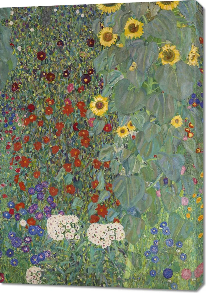 Decorazione Parete Salotto Klimt Farm Garden 70x100 | Canvas Design