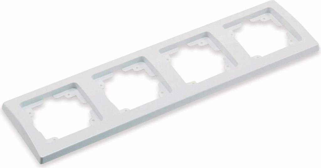DELPHI 4-fach Rahmen weiß Produktbild 
