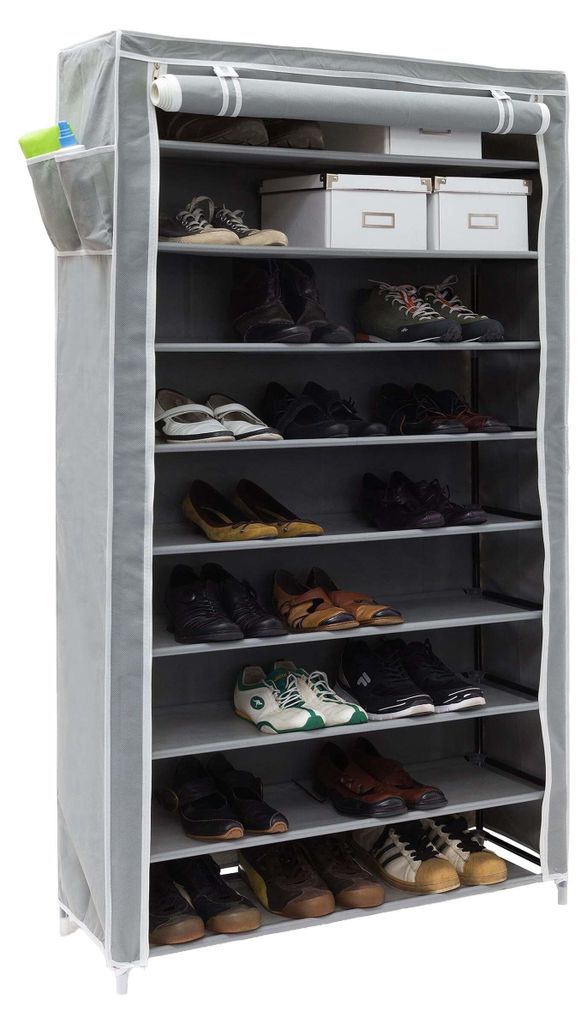 Relaxdays Schuhschrank VALENTIN, HxBxT:161x88x30cm, Produktbild 