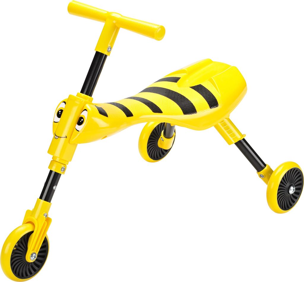 Zusammenklappbares Kinder-Dreirad mit 3 Rädern SCUTTLEBUG BUMBLE Gelb