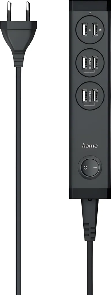 Chargeur USB Multiples Hama 6 Ports USB-A 34W pour Tablettes (00223201)