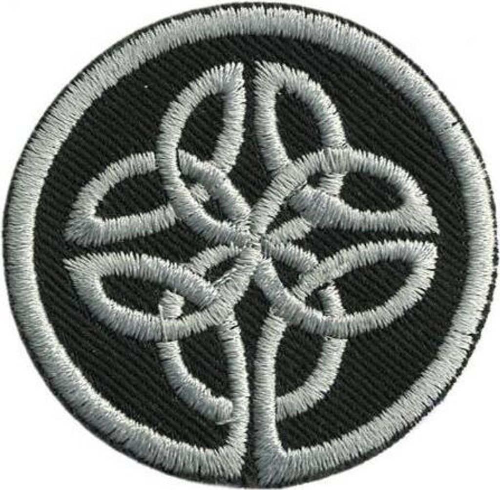 AUFNÄHER - Wikinger Symbol - 01884 - Gr. ca. 5 cm Durchmesser - Patches Stick Applikation