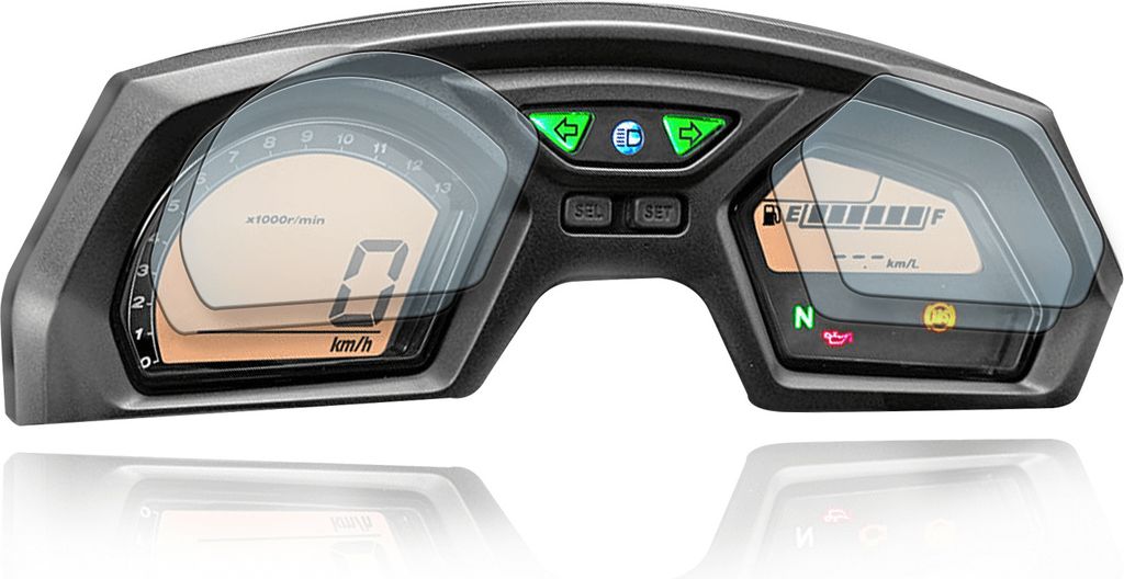 Honda CBR650F Tachoschutzfolie Displayschutzfolie 2x Ultra Clear